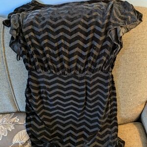 White House Black Market Velvet Dress XS